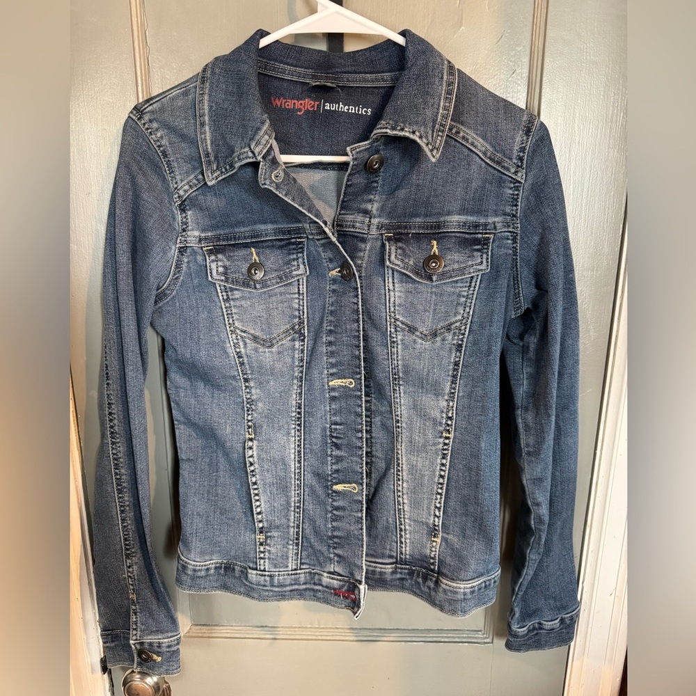 Wrangler Authentics Women's Stretch Blue Jean Jacket